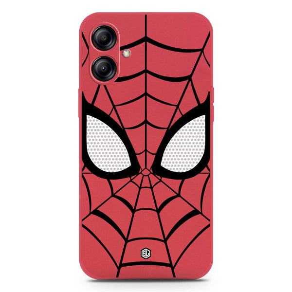 Cool Spider Design Soft Phone Case - Silica Gel Case - Dark Red - Samsung Galaxy M04 4G