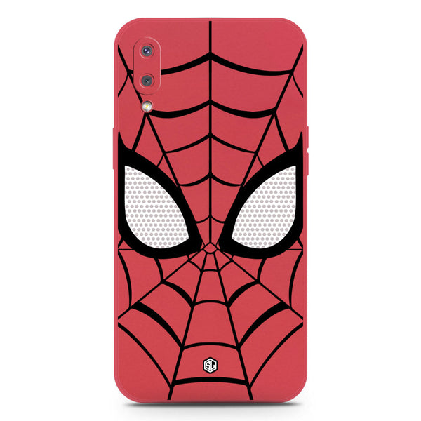 Cool Spider Design Soft Phone Case - Silica Gel Case - Red - Samsung Galaxy M02