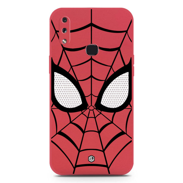 Cool Spider Design Soft Phone Case - Silica Gel Case - Red - Samsung Galaxy A10s