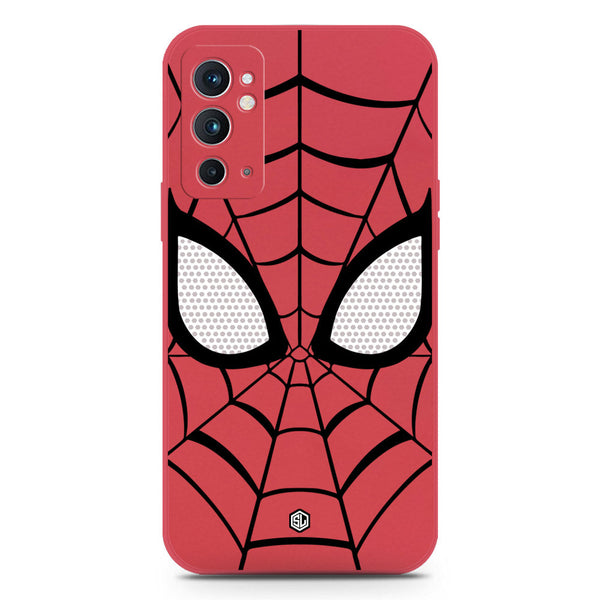 Cool Spider Design Soft Phone Case - Silica Gel Case - Red - OnePlus 9RT 5G