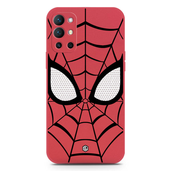 Cool Spider Design Soft Phone Case - Silica Gel Case - Red - OnePlus 9R