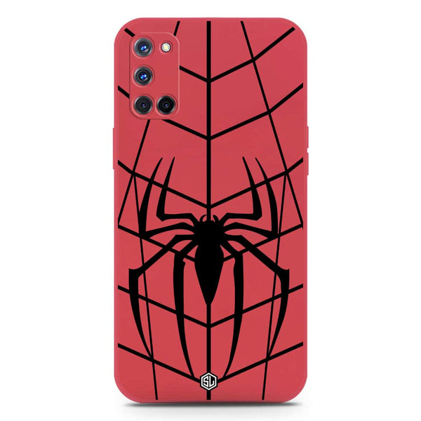 X-Spider Design Soft Phone Case - Silica Gel Case - Red - Oppo A72