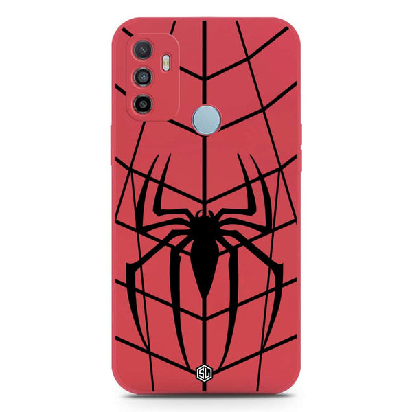 X-Spider Design Soft Phone Case - Silica Gel Case - Red - Oppo A53
