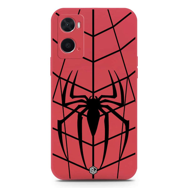 X-Spider Design Soft Phone Case - Silica Gel Case - Dark Red - Oppo A36