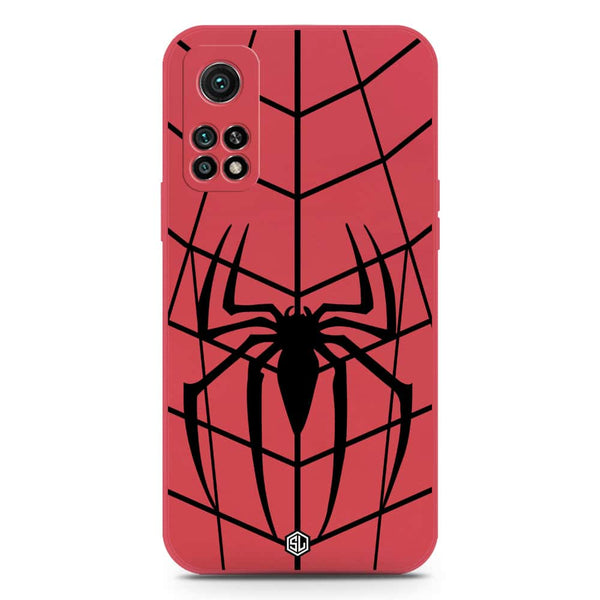 X-Spider Design Soft Phone Case - Silica Gel Case - Red - Xiaomi Mi 10T Pro