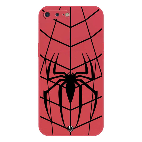 X-Spider Design Soft Phone Case - Silica Gel Case - Red - iPhone 8 Plus / 7 Plus
