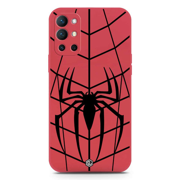 X-Spider Design Soft Phone Case - Silica Gel Case - Red - OnePlus 9R