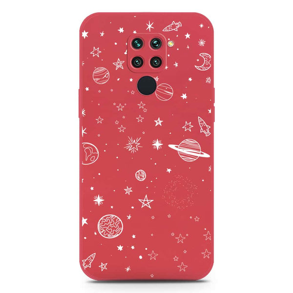 Stardust Dreams Design Soft Phone Case - Silica Gel Case - Red - Xiaomi Redmi 10X 4G