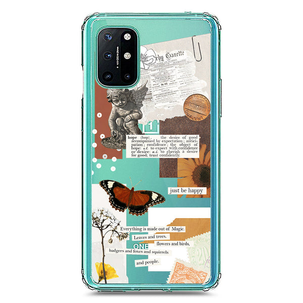 Aesthetic Design - Design 2 - Soft Phone Case - Crystal Clear Case - OnePlus 8T