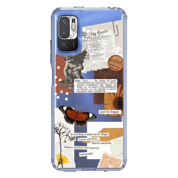 Aesthetic Design - Design 2 - Soft Phone Case - Crystal Clear Case - Xiaomi Redmi Note 10 5G