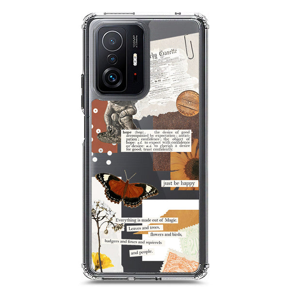 Aesthetic Design - Design 2 - Soft Phone Case - Crystal Clear Case - Xiaomi 11T Pro