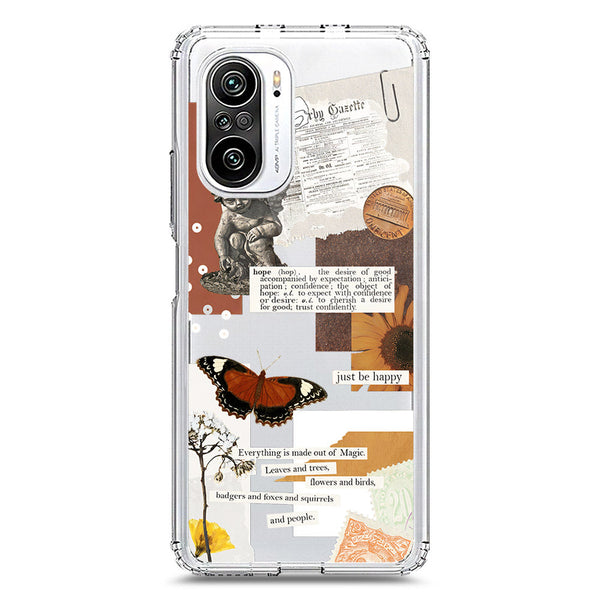 Aesthetic Design - Design 2 - Soft Phone Case - Crystal Clear Case - Xiaomi Poco F3