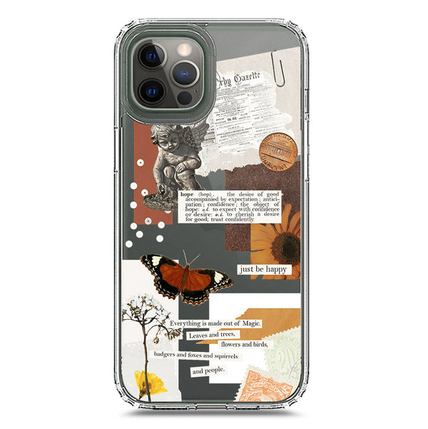 Aesthetic Design - Design 2 - Soft Phone Case - Crystal Clear Case - iPhone 12 Pro