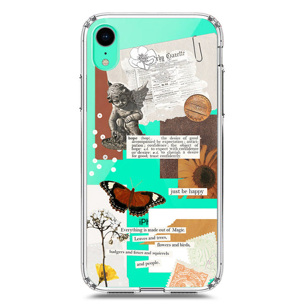 Aesthetic Design - Design 2 - Soft Phone Case - Crystal Clear Case - iPhone XR