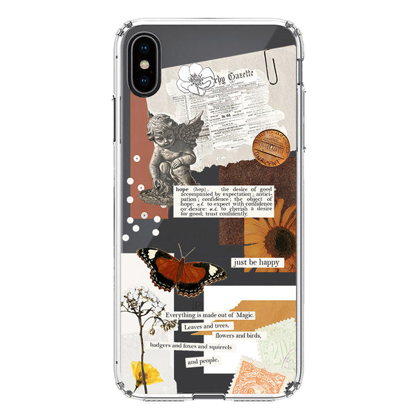 Aesthetic Design - Design 2 - Soft Phone Case - Crystal Clear Case - iPhone XS Max
