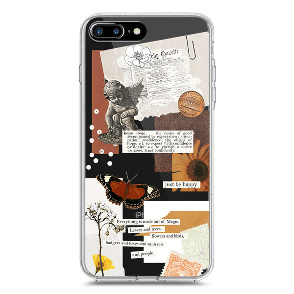 Aesthetic Design - Design 2 - Soft Phone Case - Crystal Clear Case - iPhone 7 Plus