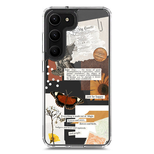 Aesthetic Design - Design 2 - Soft Phone Case - Crystal Clear Case - Samsung Galaxy S22 Ultra 5G