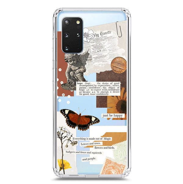 Aesthetic Design - Design 2 - Soft Phone Case - Crystal Clear Case - Samsung Galaxy S20 Plus