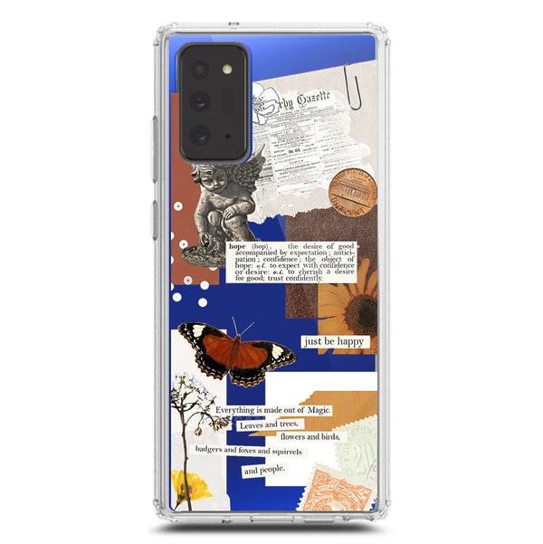 Aesthetic Design - Design 2 - Soft Phone Case - Crystal Clear Case - Samsung Galaxy Note 20