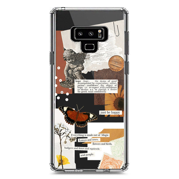 Aesthetic Design - Design 2 - Soft Phone Case - Crystal Clear Case - Samsung Galaxy Note 9