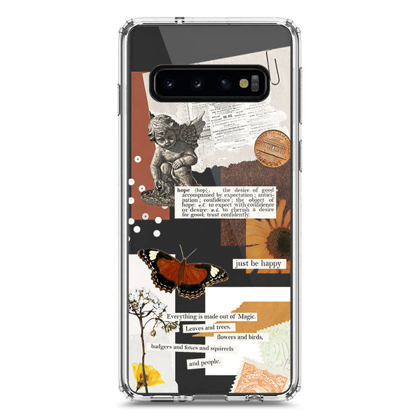 Aesthetic Design - Design 2 - Soft Phone Case - Crystal Clear Case - Samsung Galaxy S10