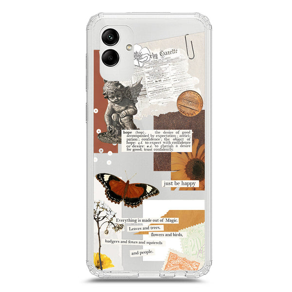 Aesthetic Design - Design 2 - Soft Phone Case - Crystal Clear Case - Samsung Galaxy M13 5G