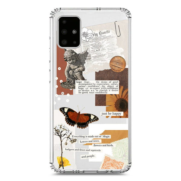Aesthetic Design - Design 2 - Soft Phone Case - Crystal Clear Case - Samsung Galaxy A51