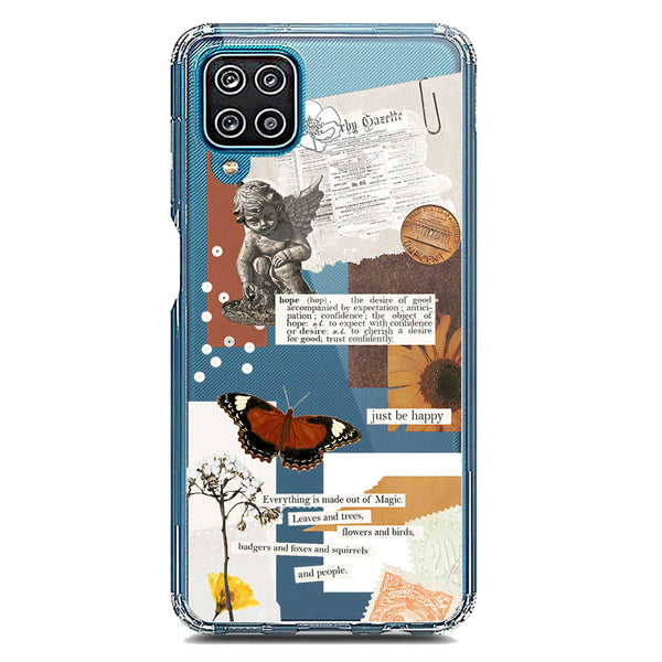 Aesthetic Design - Design 2 - Soft Phone Case - Crystal Clear Case - Samsung Galaxy A12