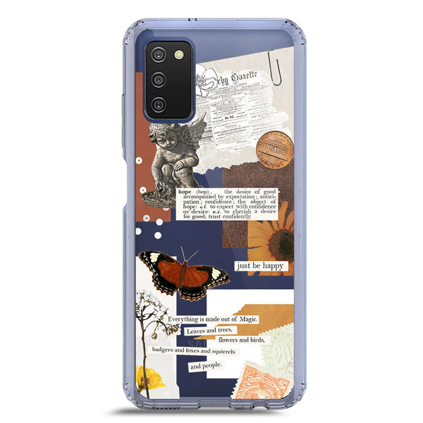 Aesthetic Design - Design 2 - Soft Phone Case - Crystal Clear Case - Samsung Galaxy A02s