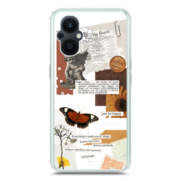 Aesthetic Design - Design 2 - Soft Phone Case - Crystal Clear Case - Oppo Reno 7 Lite