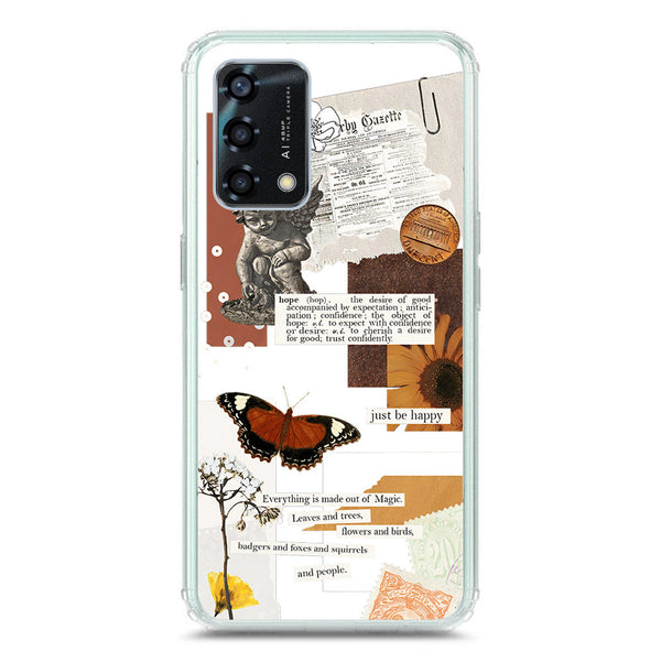 Aesthetic Design - Design 2 - Soft Phone Case - Crystal Clear Case - Oppo Reno 6 Lite