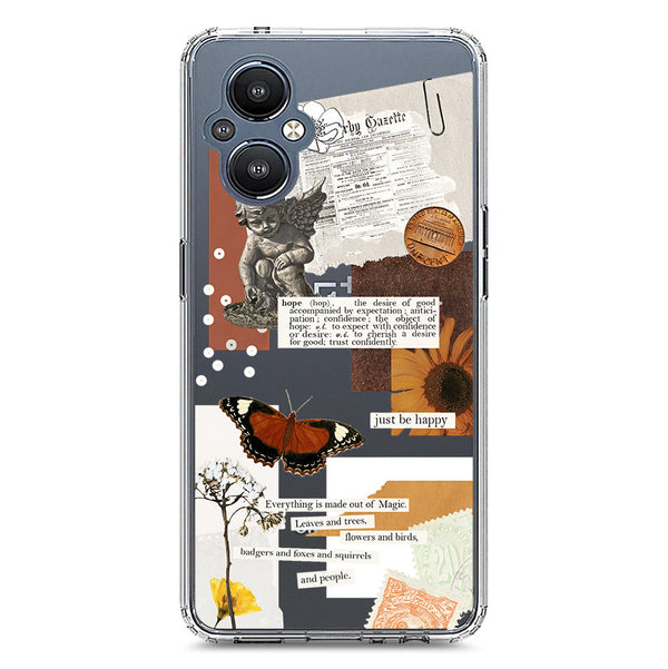 Aesthetic Design - Design 2 - Soft Phone Case - Crystal Clear Case - OnePlus Nord N20 5G