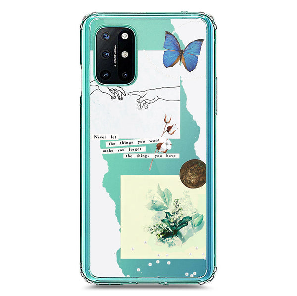 Aesthetic Collage Design - Design 3 - Soft Phone Case - Crystal Clear Case - OnePlus 8T