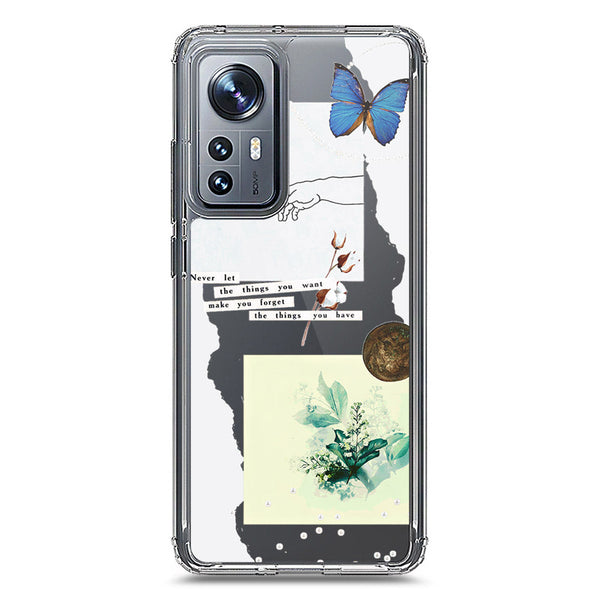 Aesthetic Collage Design - Design 3 - Soft Phone Case - Crystal Clear Case - Xiaomi 12 Pro