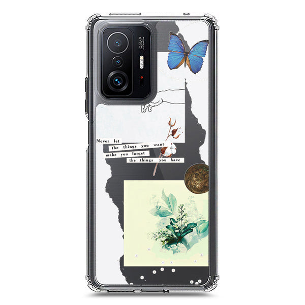 Aesthetic Collage Design - Design 3 - Soft Phone Case - Crystal Clear Case - Xiaomi 11T Pro