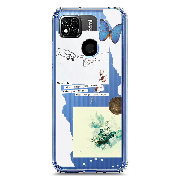Aesthetic Collage Design - Design 3 - Soft Phone Case - Crystal Clear Case - Xiaomi Redmi 10A