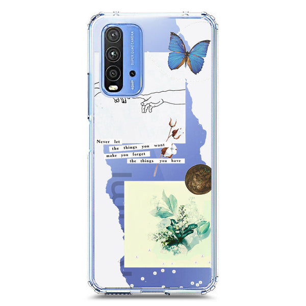 Aesthetic Collage Design - Design 3 - Soft Phone Case - Crystal Clear Case - Xiaomi Redmi 9T