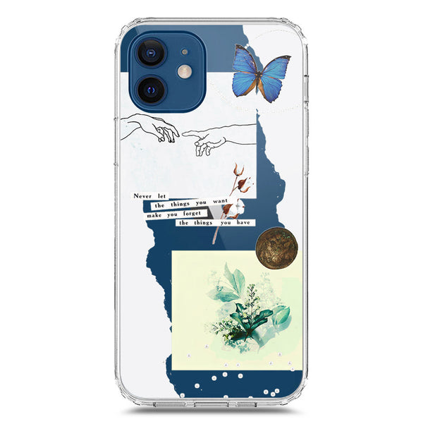 Aesthetic Collage Design - Design 3 - Soft Phone Case - Crystal Clear Case - iPhone 11