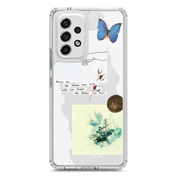 Aesthetic Collage Design - Design 3 - Soft Phone Case - Crystal Clear Case - Samsung Galaxy A53 5G