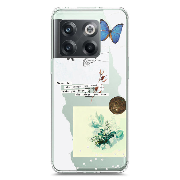 Aesthetic Collage Design - Design 3 - Soft Phone Case - Crystal Clear Case - OnePlus 10T