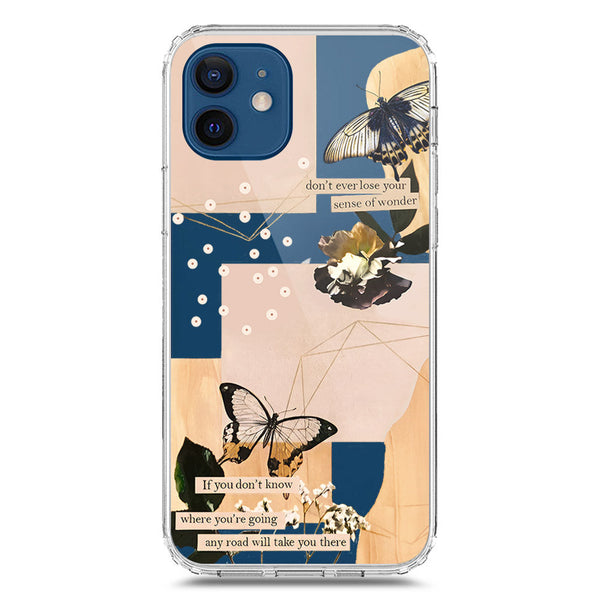 Aesthetic Butterfly Design - Design 4 - Soft Phone Case - Crystal Clear Case - iPhone 11