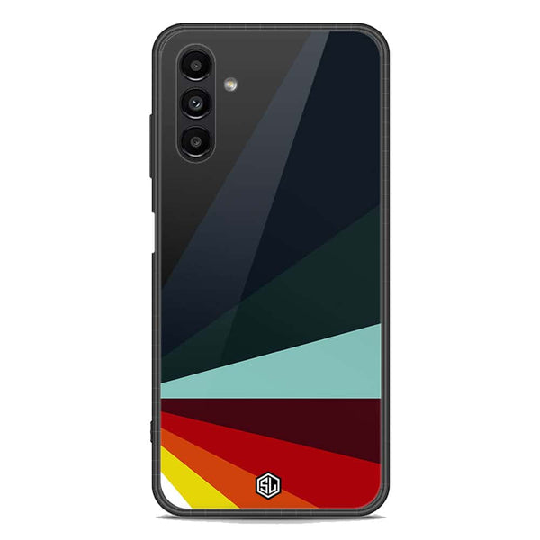 Retro Stripes Series Soft Phone Case - Premium Glass Case - Samsung Galaxy A13 5G