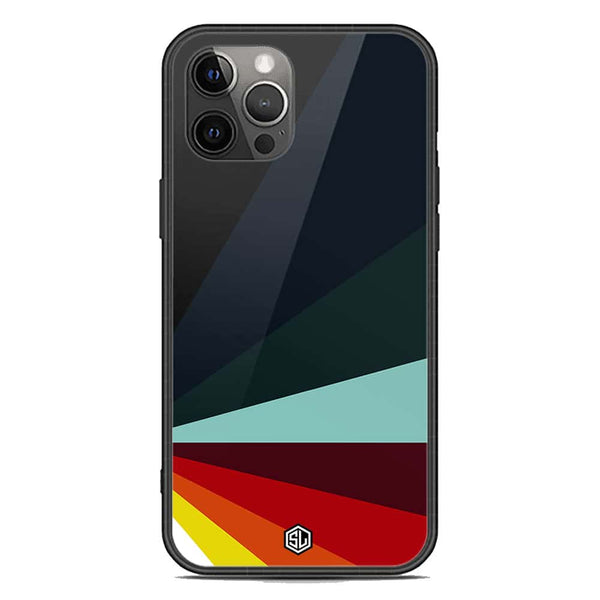 Retro Stripes Series Soft Phone Case - Premium Glass Case - iPhone 12 Pro Max