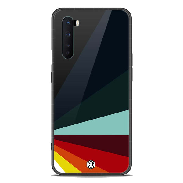 Retro Stripes Series Soft Phone Case - Premium Glass Case - OnePlus Nord