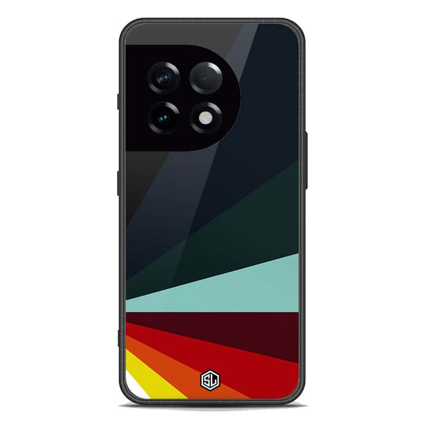 Retro Stripes Series Soft Phone Case - Premium Glass Case - OnePlus Ace 2