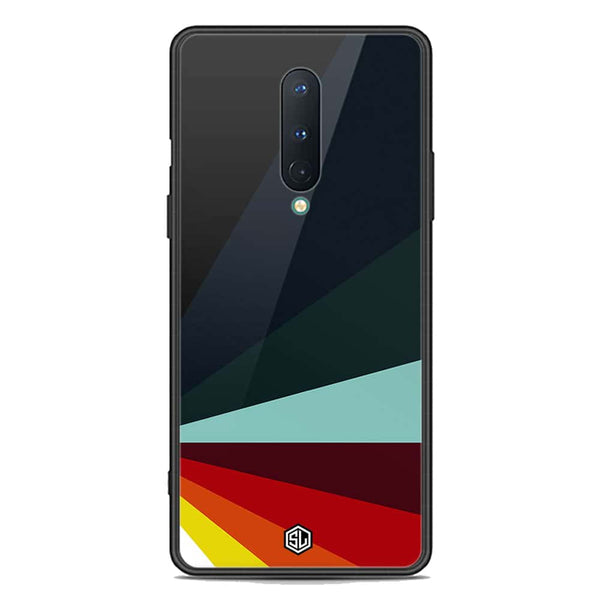 Retro Stripes Series Soft Phone Case - Premium Glass Case - OnePlus 8 4G