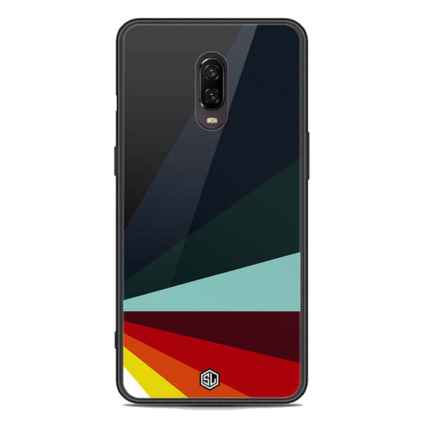 Retro Stripes Series Soft Phone Case - Premium Glass Case - OnePlus 6T