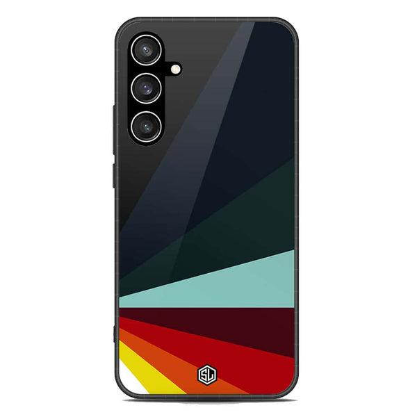 Retro Stripes Series Soft Phone Case - Premium Glass Case - Samsung Galaxy S23 FE