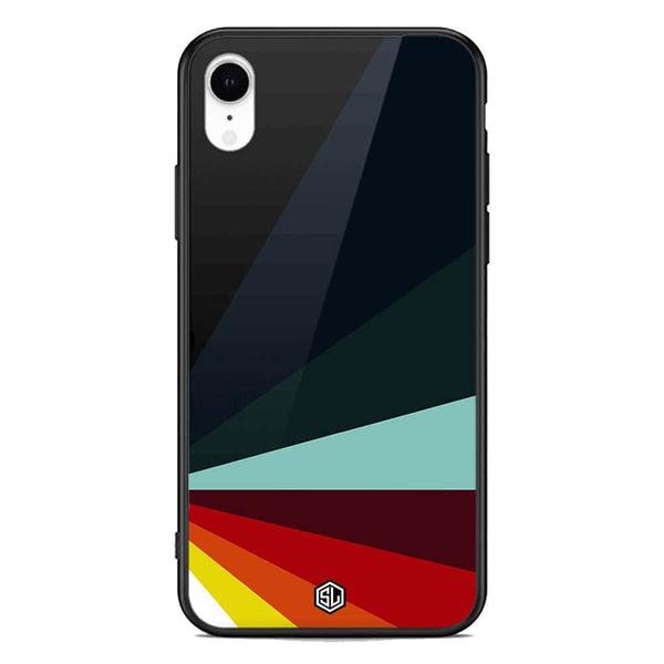 Retro Stripes Series Soft Phone Case - Premium Glass Case - iPhone XR