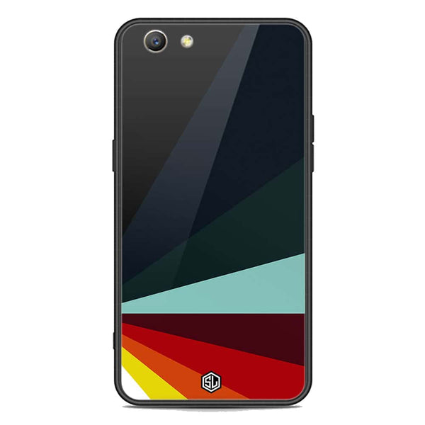 Retro Stripes Series Soft Phone Case - Premium Glass Case - Oppo F1S